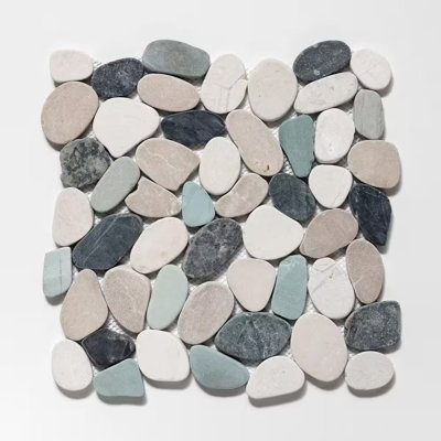 Pierres d'îles | 12 po X 12 po Carrelage mosaïque en pierre