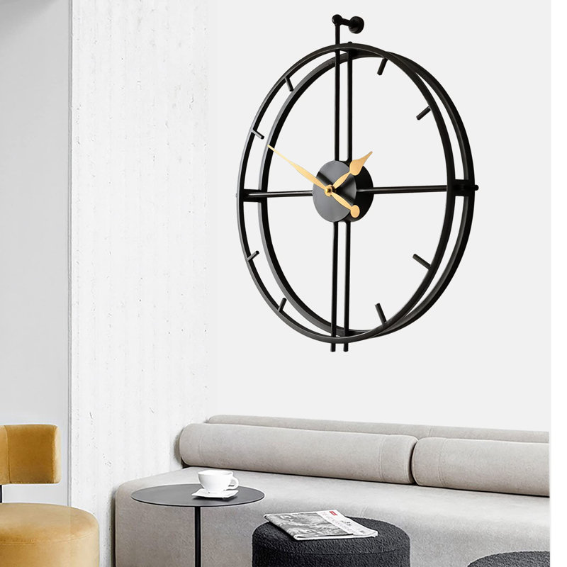 Horloge murale Stouferberg, Noir