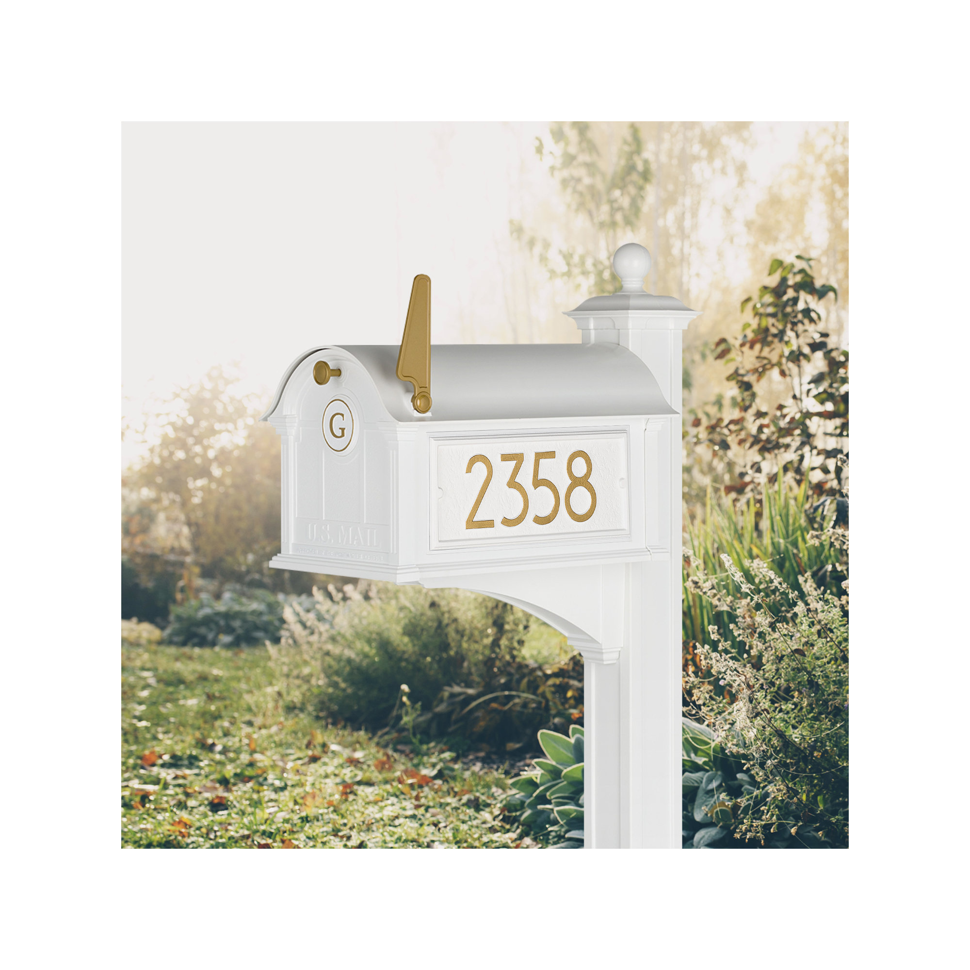 Balmoral Mailbox, White, Yes
