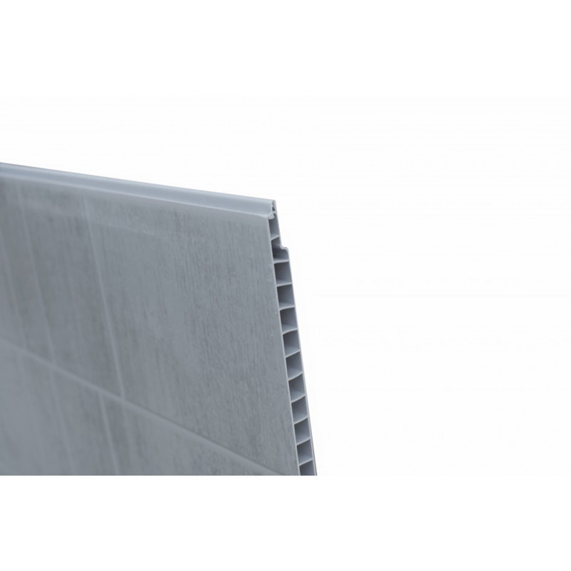Panneau de douche en PVC multicolore gris