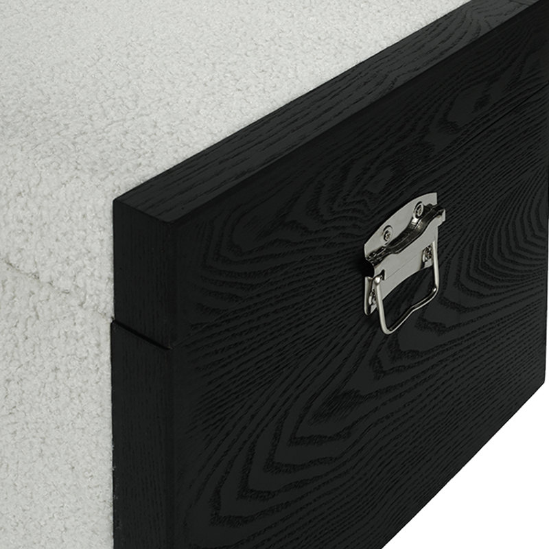 Jamiylah 2 Piece Storage Chest With Artificial Wool Decorative Storage Container
