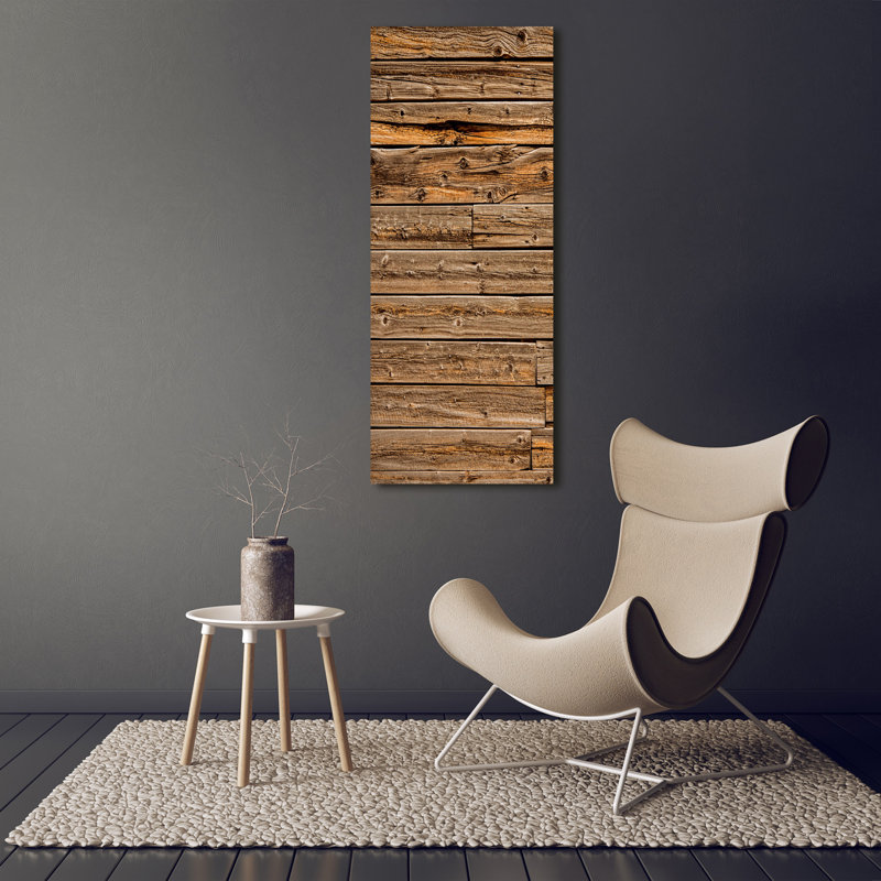 Wooden Wall - Wrapped Canvas Print