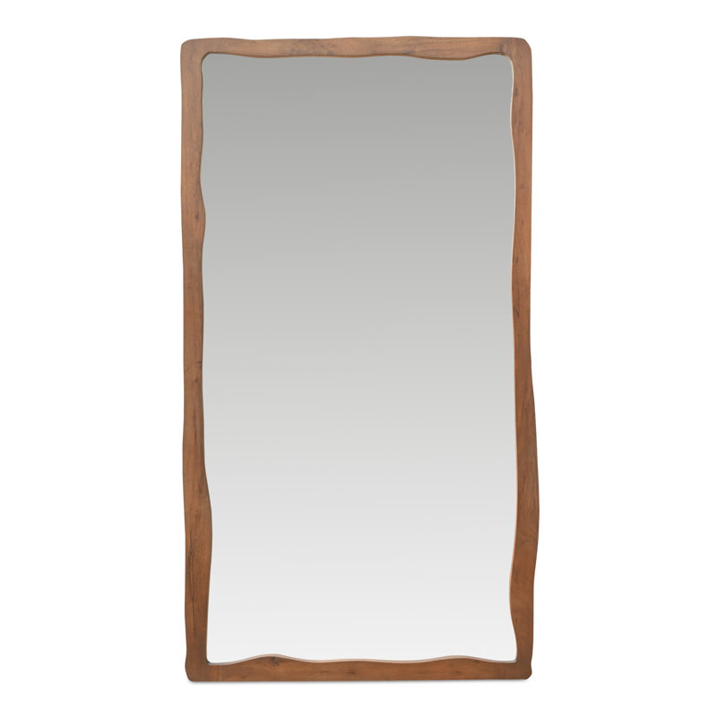 Grand miroir Ellis brun