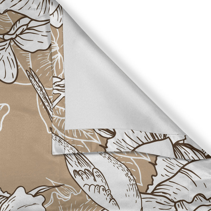 Semi Sheer Curtain Pair