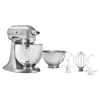 Value Bundle Artisan Series 5 Quart Tilt-Head Stand Mixer with additional 3 Quart bowl