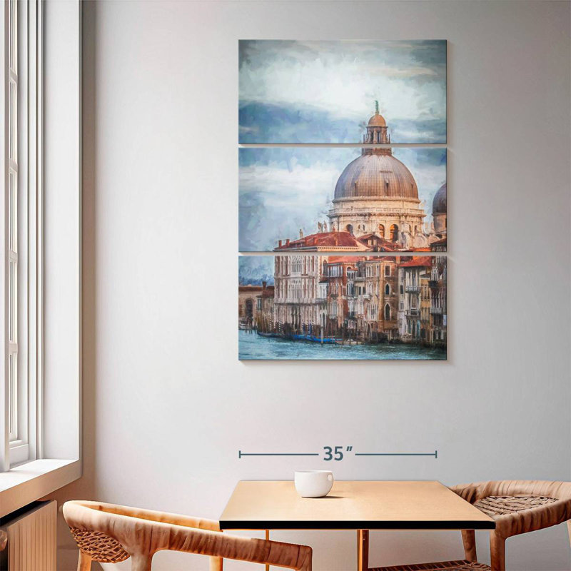 Masam Grand Canal Maria Della Salute, H 65 po x l 42 po