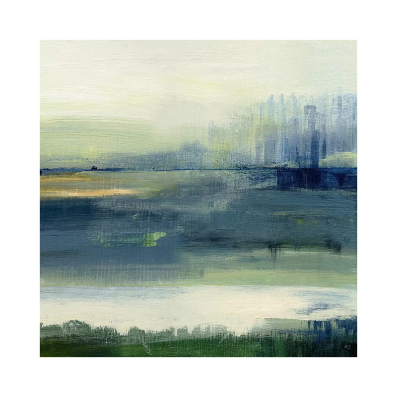 Glistening Meadow Détail II par Susan Jill - peinture sur toile tendue, H 12 po x l 12 po x P 0,75 po