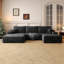 Canapé modulaire rembourré en tissu désossé de style moderne minimaliste pour le salon, canapé d'angle à siège profond, aucun assemblage requis-1196925926-1196925922-1196925924