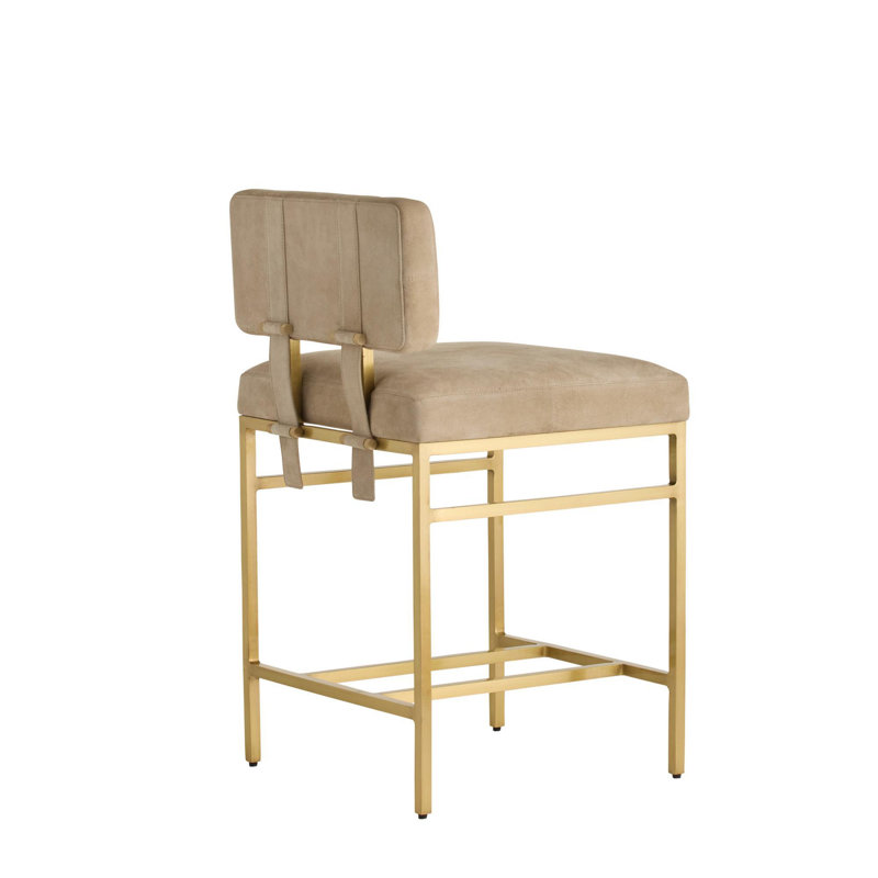 Laney Stool, Taupe, Counter Stool (25.5” Seat Height)