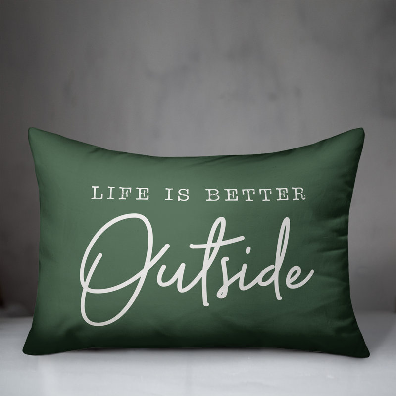 Housse de coussin rectangulaire d'extérieur Better Insert 17, Vert
