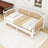 Wood Daybed with 2 Storage Drawers-303299488-303299491