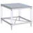 Lindley Square Coffee And End Table Set Chrome-1265351496