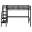 Metal Loft Bed Frame With Desk