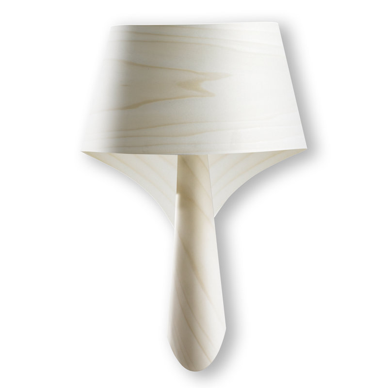 Air Wall Sconce - E12 Base - Ivory White Finish, E12 Base, Ivory White