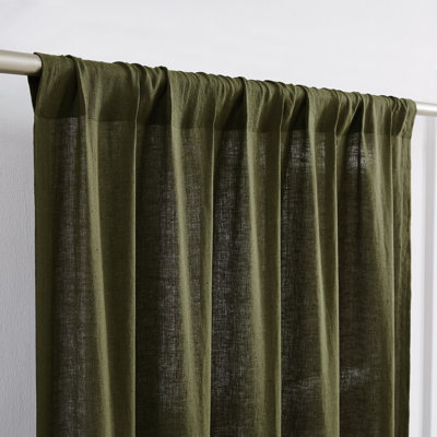 Linen Room Darkening Curtain Panel