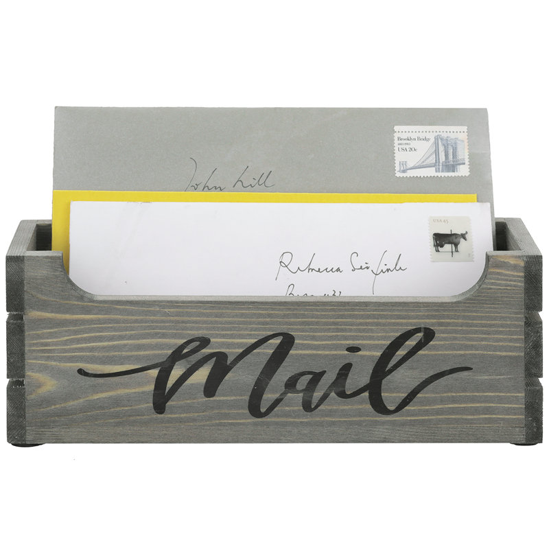 Organisateur de papier Emmie-May MAIL, Gris