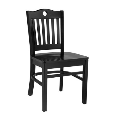 Chaise noire Peek-a-Boo