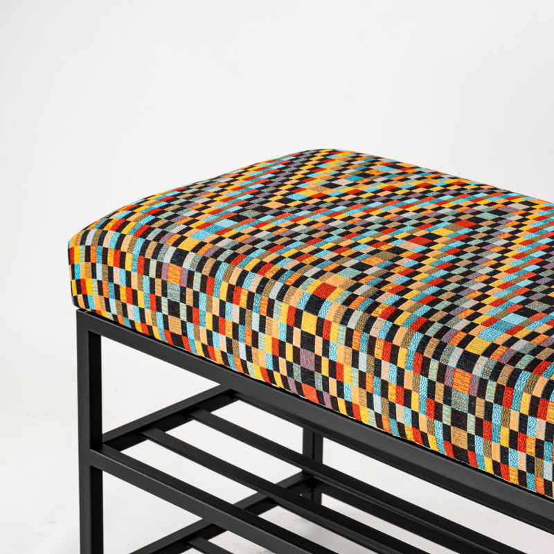 Estivalis Polyester Upholstered Storage Bench, H40 x W120 x D30cm