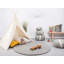 Round Wool Hand Woven Area Rug-28243863