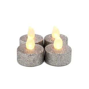 Autre décoration pour Noël,12 bougies chauffe-plat LED vacillantes avec  minuterie , mini bougies chauffe-plat