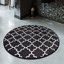 Tapis de bain antidérapant, 39,4 po de diamètre, 100% polyester, 700 g / m² | Antiallergique, anti-poussière et anti-taches, lavable à la machine à 86 ° F | Idéal pour la sécurité et le confort de la salle de bain, facile d'entretien