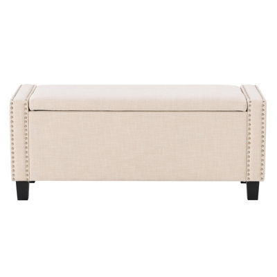 Thane Polyester Upholstered Storage Bench