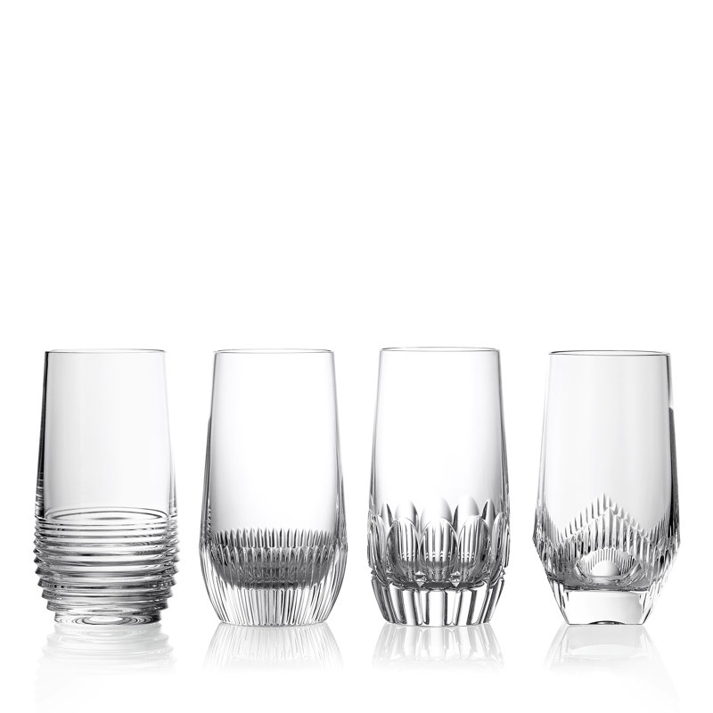Waterford Mixology Hiball 14.5floz, Mixed Set of 4