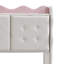 Size Upholstery Platform Bed Frame With LED Light Strips,Headboard Storage Space And Two USB Charging Deisgn,Beige