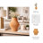 Modern Porcelain Table Vase for Home Decor - Textured Ripple Design Tall Flower Vase Accent for Living Room or Hallway - Brown-1311858413
