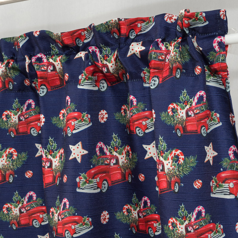 Rideau de cuisine Jahliah Christmas Truck