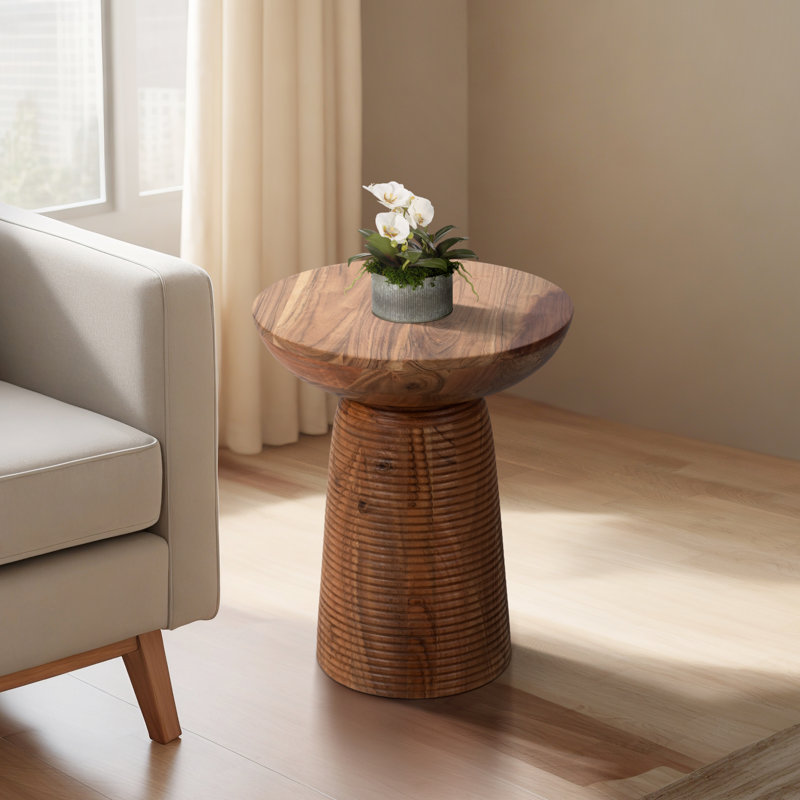 Table d'appoint en bois Odera