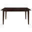 Classic 5PCS Rectangular Dining Set, Wooden Dining Table With 4 High Back Upholstered Dining Chairs