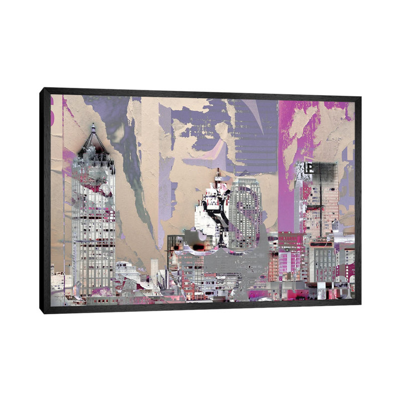 Atlanta IV by Irena Orlov - Floater Frame Print on Canvas, Black Framed