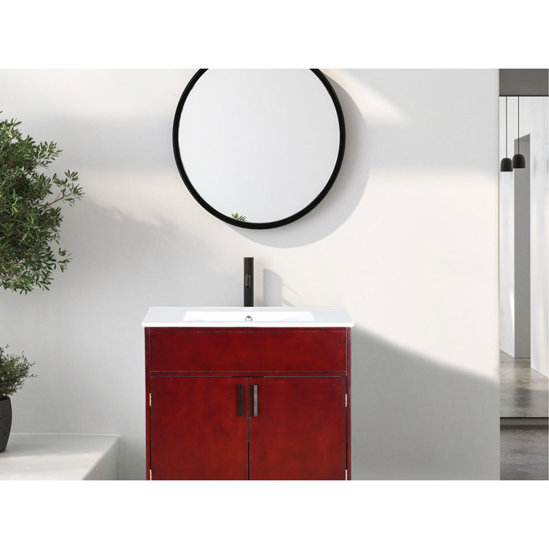 Ensemble de meuble-lavabo Abundant, Espresso