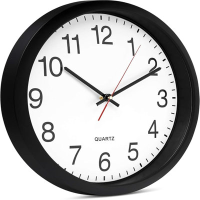 Horloge murale noire Bernhard Products