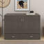 Grand lit escamotable avec station de charge