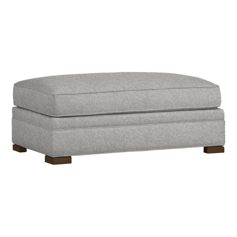 Repose-pieds et demi Nicholas, Perigold Aspen flanelle gris clair, Navajo
