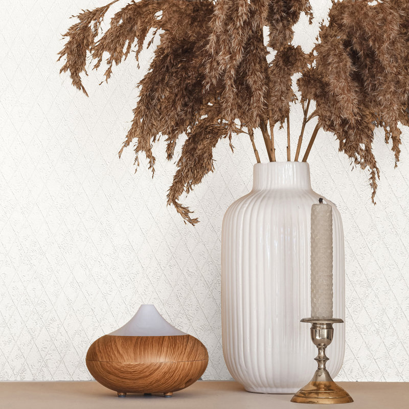 Galerie Odyssey Geometric Diamond Wallpaper, White