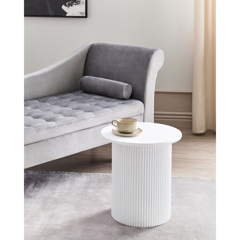Falun Pedestal End Table