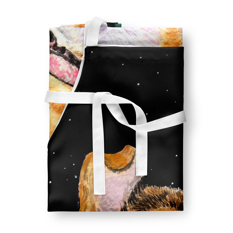 Tablier lisse collie starry night