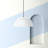 Rancourt 1-Light Dimmable Single Dome Pendant-247789139-236833021