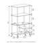 Carlotta 70 Cm Kitchen Trolley with Locking Wheels-1822117830