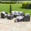 Georgia 3 Seat Rattan Sofa Set - with Ice Bucket Coffee Table-21807215