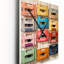 Horloge murale Popart Cassette Tapes-99631006