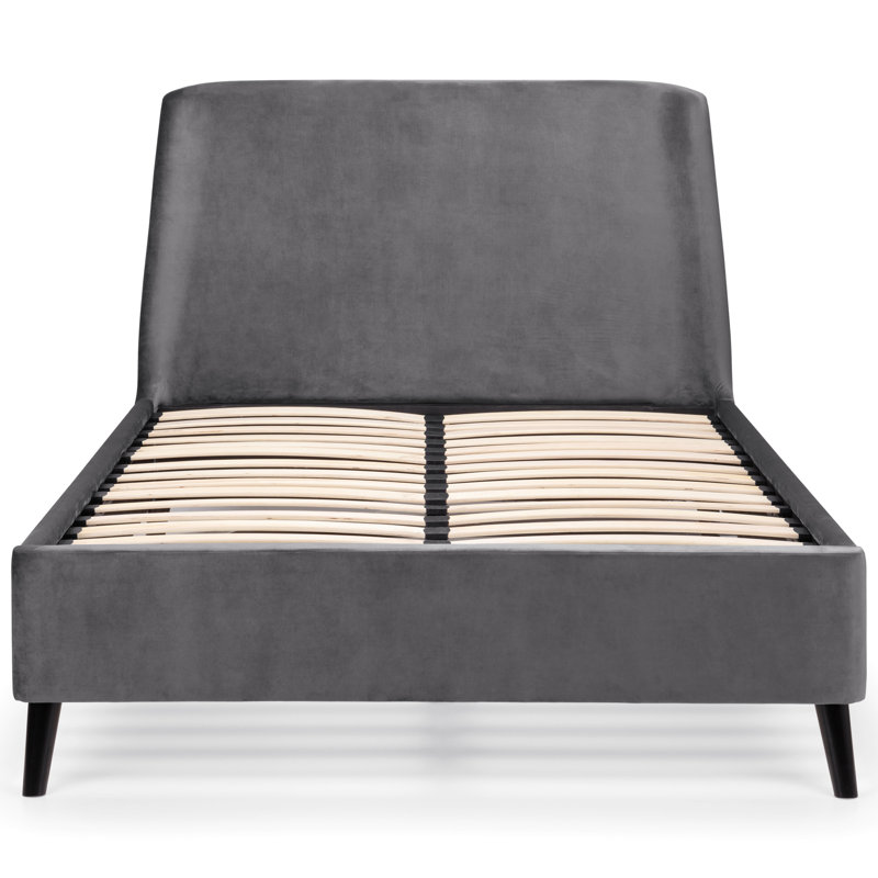 Agatoclio Upholstered Bed, Grey, Kingsize (5')