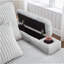 Canapé moderne avec méridienne 75,5 po Canapé-lit Canapé-lit avec dossier réglable, porte-gobelets, porte-téléphone et compartiments de rangement pour le salon-8798935