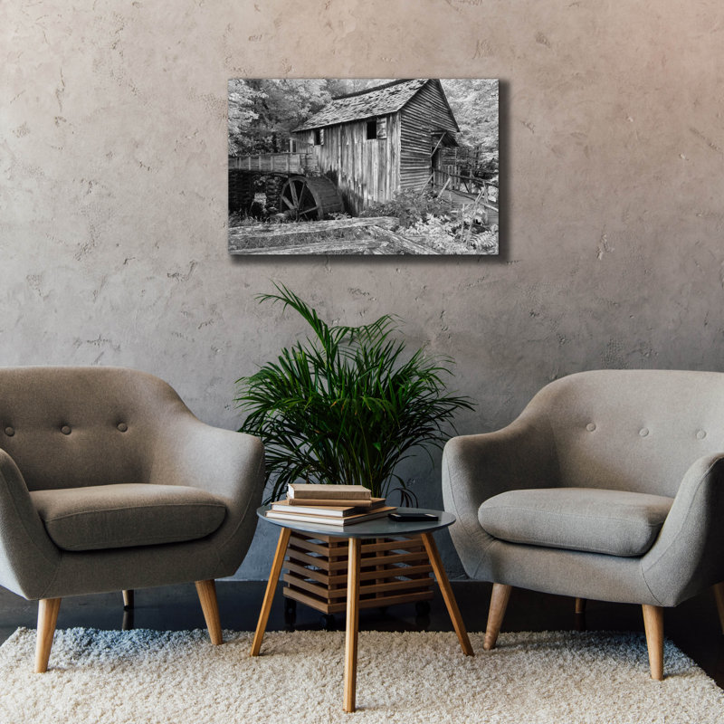 «Cable Mill Cades Cove» par Winthrope Hiers, H 26 po x l 40 po x P 1,5 po