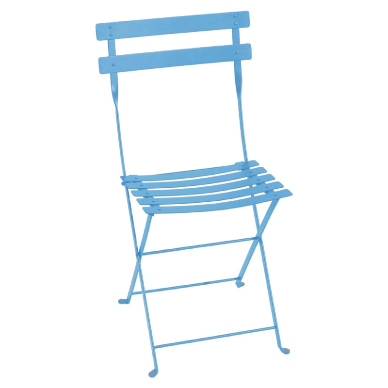 Bistro Outdoor Dining Side Chair, Maya Blue