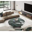Table basse verte en marbre naturel-2030566104