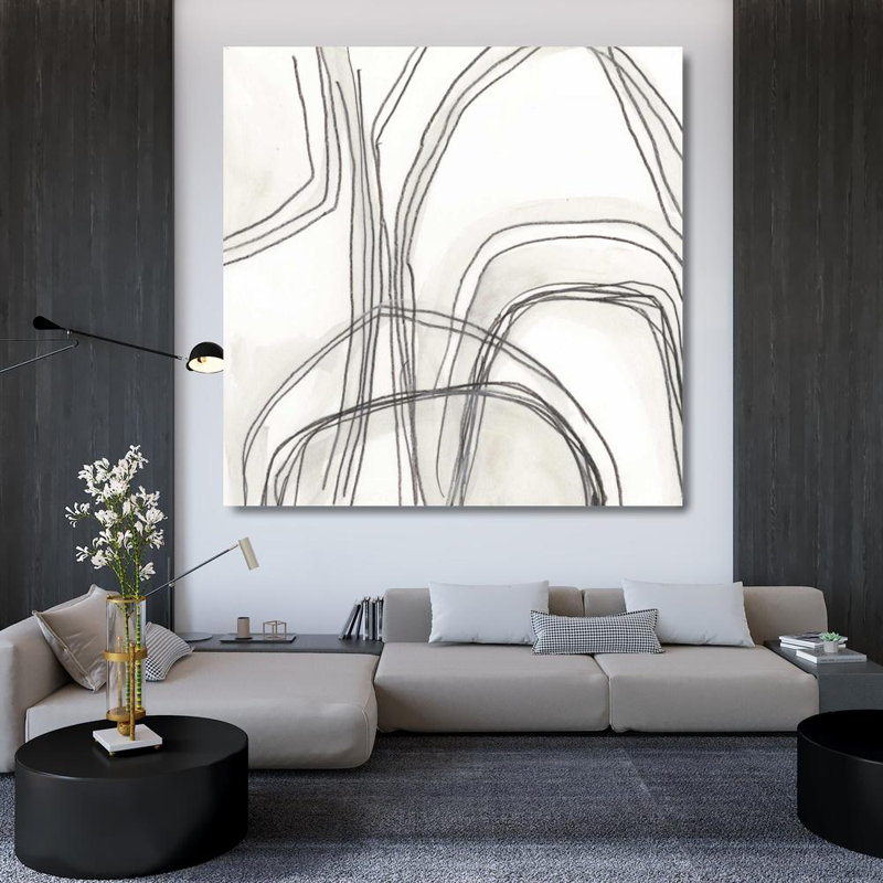 Art sur toile tendue, "Eric Logic" IV, H 36 po x l 36 po